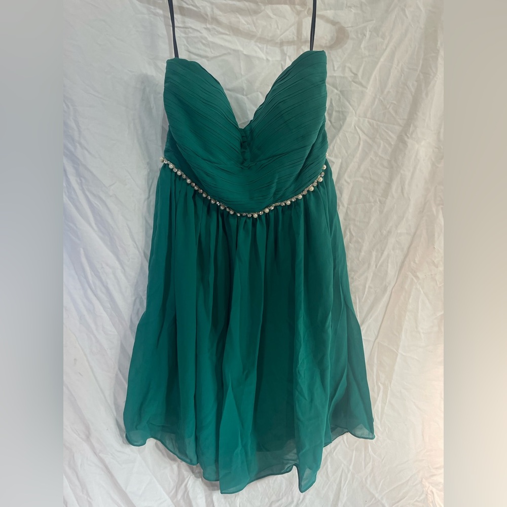 Minuet green dress size large nwt